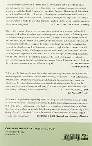 Parting Ways: Jewishness and the Critique of Zionism (New Directions in Critical Theory (Hardcover))