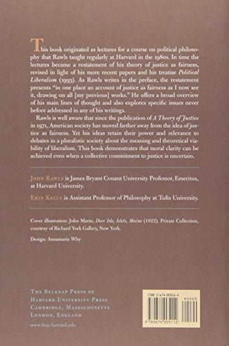 Justice as Fairness: A Restatement by John Rawls