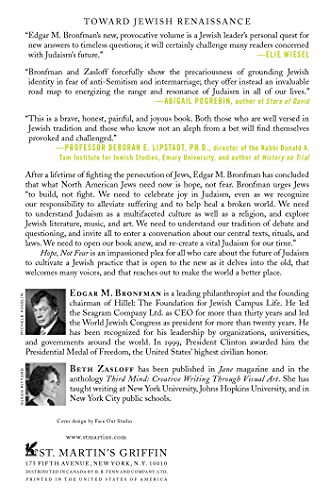 Hope, Not Fear: A Path to Jewish Renaissance