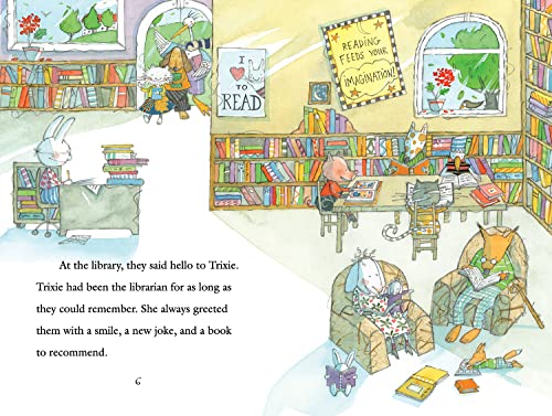 Houndsley and Catina at the Library (Candlewick Sparks)