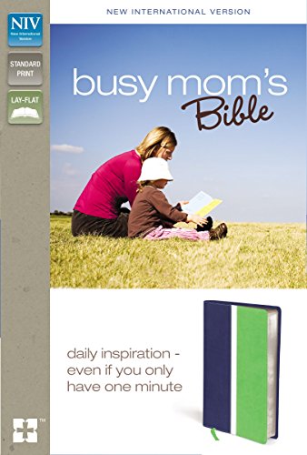 NIV, Busy Mom's Bible, Imitation Leather, Blue/Green: Daily Inspiration Even If You Only Have One Minute