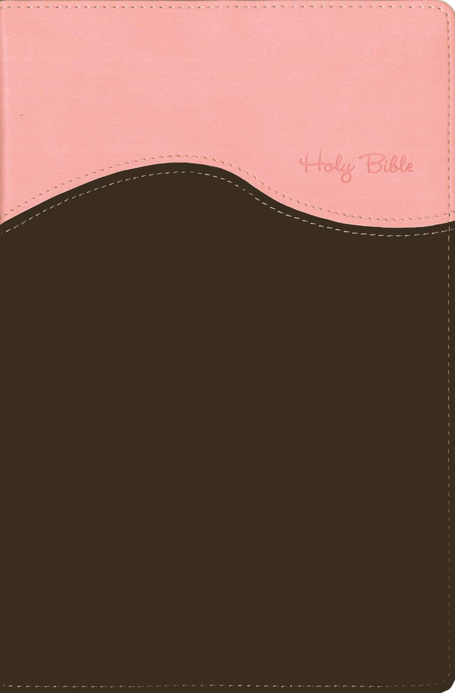 NIV, Gift Bible, Leathersoft, Pink/Brown, Red Letter Edition
