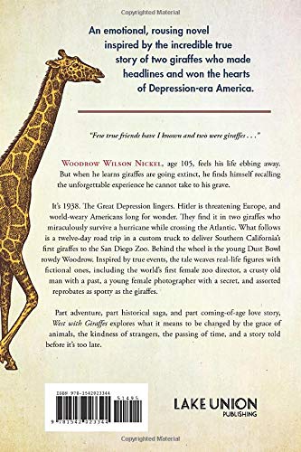 West with Giraffes: A Novel — back cover