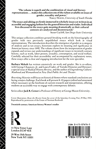 Gender and American History Since 1890 (Rewriting Histories)