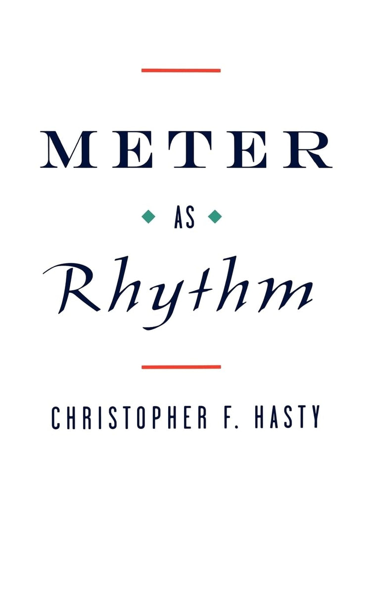 Meter As Rhythm