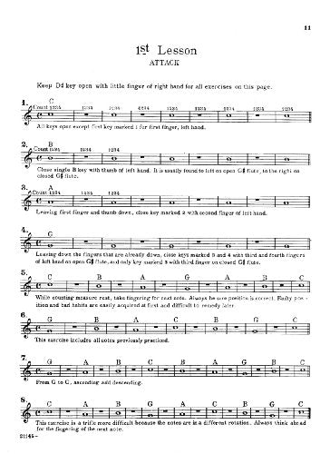 O223 - Foundation to Flute Playing - An Elementary Method — back cover