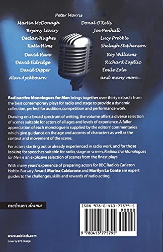 Radioactive Monologues for Men: For Radio, Stage and Screen (Audition Speeches)