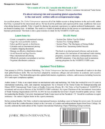 The Global Entrepreneur: Taking Your Business International