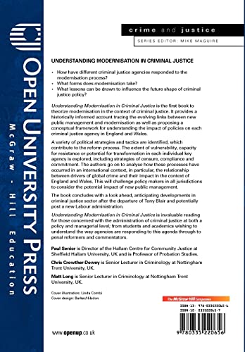 Understanding Modernisation In Criminal Justice (Crime & Justice)