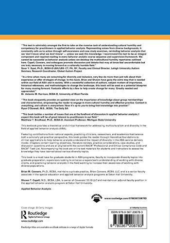 Multiculturalism and Diversity in Applied Behavior Analysis
