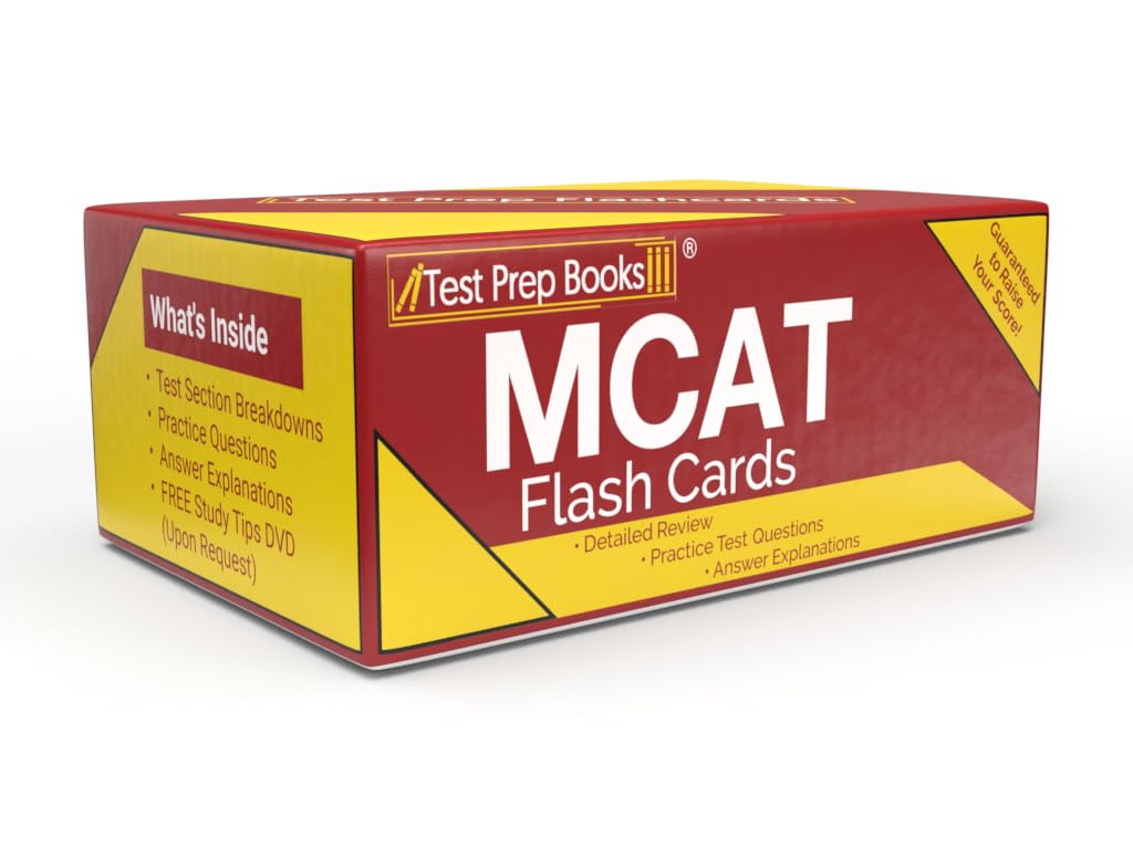 MCAT Prep Study Cards 2025-2026: MCAT Test Prep Review and Practice Questions [Full Color Cards]