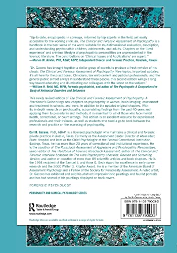 The Clinical and Forensic Assessment of Psychopathy