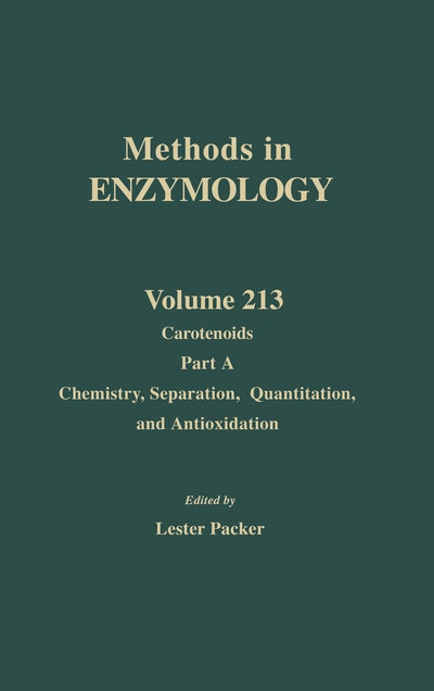 Carotenoids, Part A, Chemistry, Separation, Quantitation, and Antioxidation (Volume 213) (Methods in Enzymology, Volume 213)