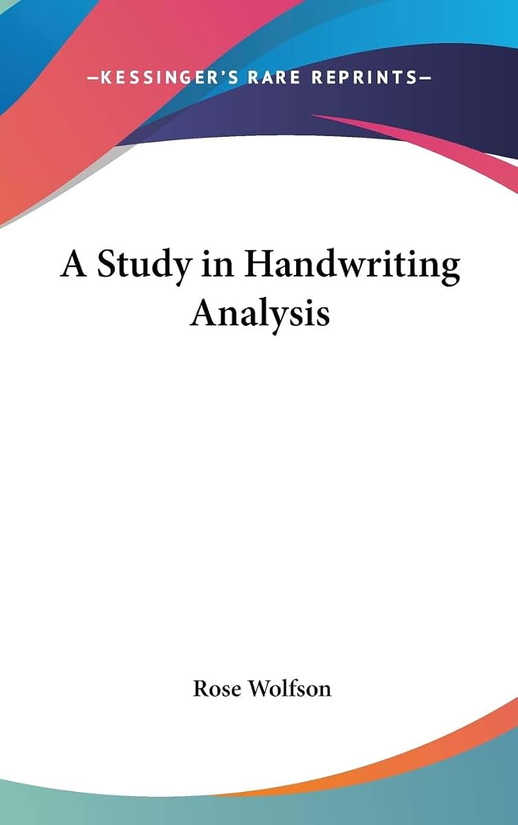 A Study in Handwriting Analysis