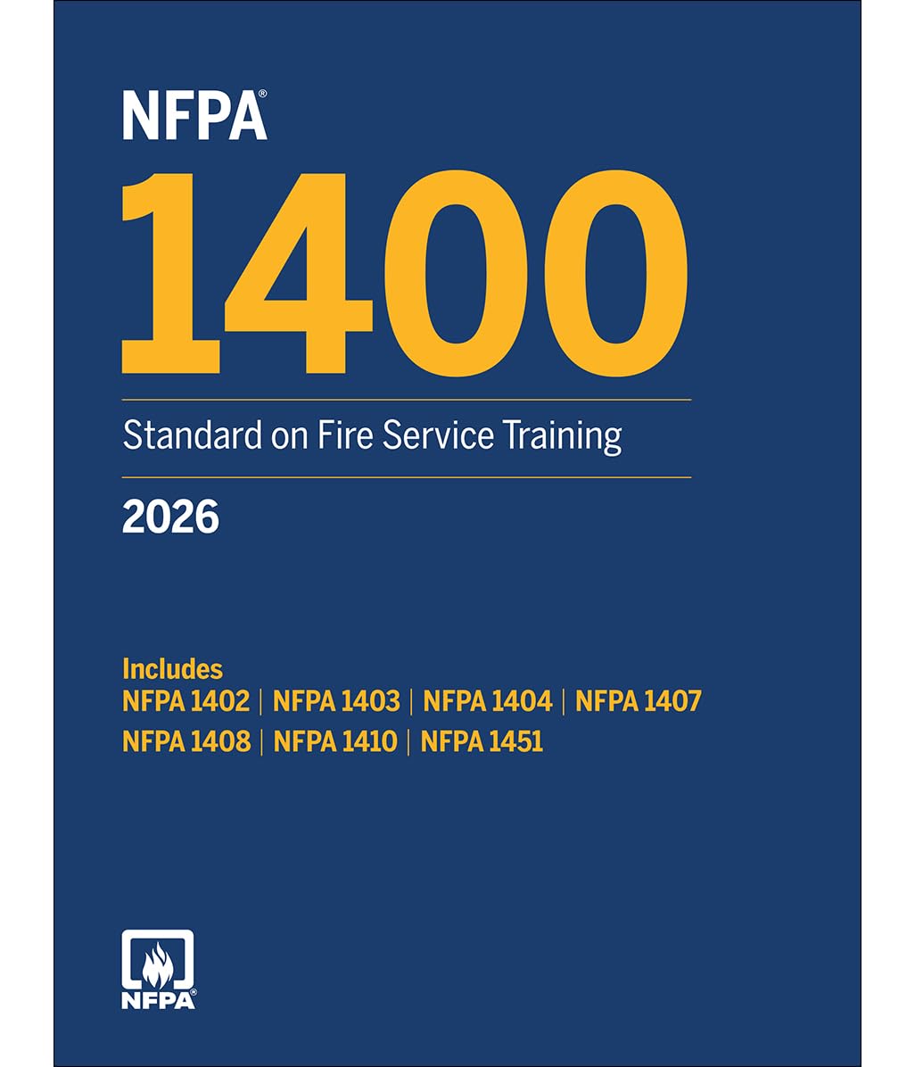 NFPA 1400, Standard on Fire Service Training (2026) - Comprehensive Standard Covering All Areas of Fire Service Training