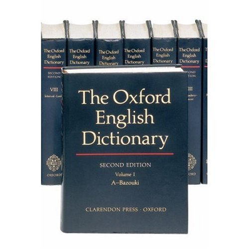 The Oxford English Dictionary, Volume 1-20, (20 Volume Set)
