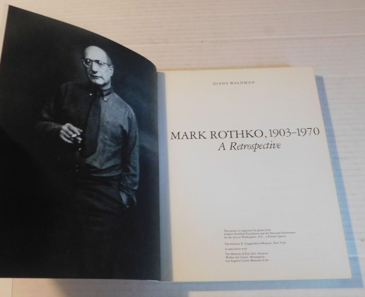 Mark Rothko, 1903-1970: A Retrospective by Waldman, Diane