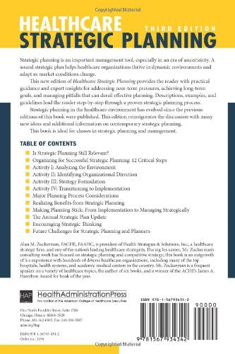 Healthcare Strategic Planning, Third Edition (Ache Management)