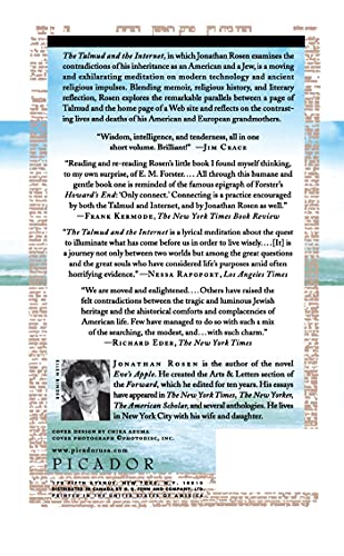 The Talmud and the Internet: A Journey between Worlds