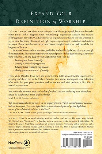 A Sacred Sorrow: Reaching Out to God in the Lost Language of