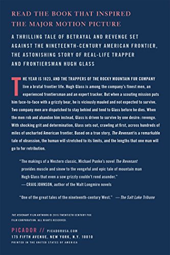 The Revenant: A Novel of Revenge — back cover