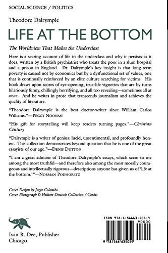 Life at the Bottom: The Worldview That Makes the Underclass