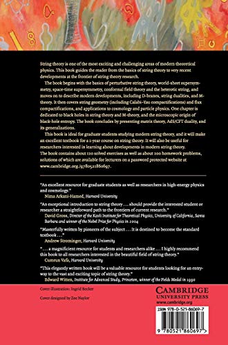 String Theory and M-Theory: A Modern Introduction — back cover