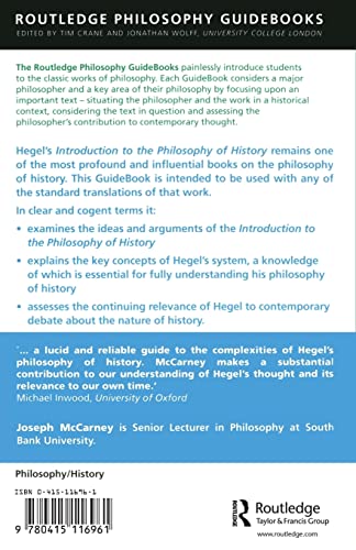 Routledge Philosophy Guidebook to Hegel on History (Routledge Philosophy GuideBooks)