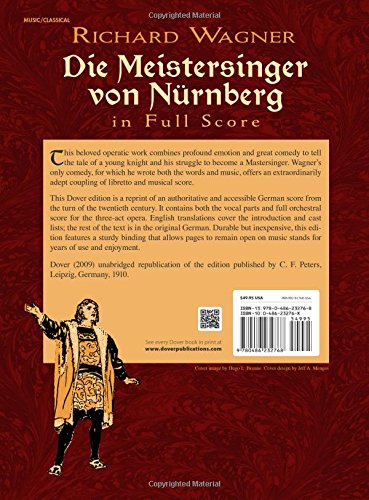 Die Meistersinger von Nürnberg in Full Score (Dover Opera Score)