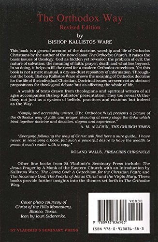 The Orthodox Way by Kallistos Ware