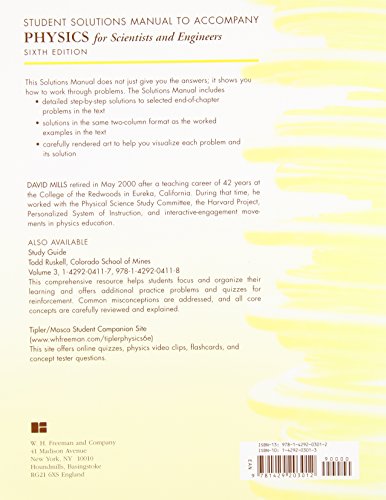 Physics for Scientists and Engineers Student Solutions Manual, Vol. 3