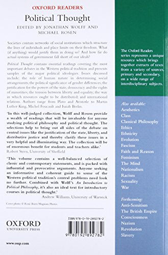 Political Thought (Oxford Readers)