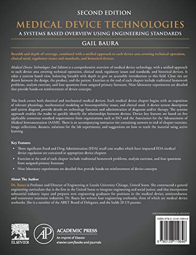 Medical Device Technologies: A Systems Based Overview Using Engineering Standards