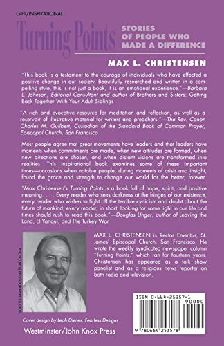 Turning Points: Stories of People Who Made a Difference