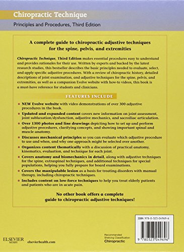 Chiropractic Technique by Bergmann DC, Thomas F.