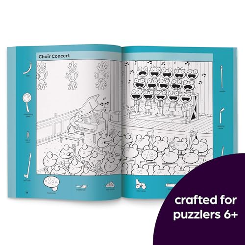 School Puzzles: Activity Book for Kids 6 and Up with Over 100 Puzzles Featuring Classrooms, Field Trips and More, Search and Find Over 1,900 Hidden Objects (Highlights Hidden Pictures)