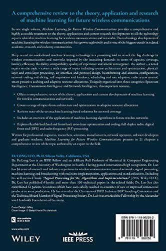 Machine Learning for Future Wireless Communications (IEEE Press)