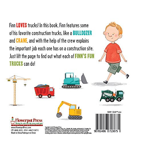 The Construction Crew: A Lift-the-Page Truck Book (Finn's Fun Trucks)