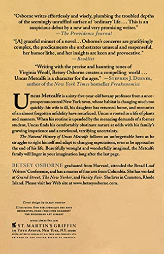 The Natural History of Uncas Metcalfe: A Novel