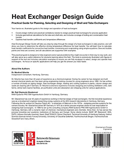 Heat Exchanger Design Guide: A Practical Guide for Planning, Selecting and Designing of Shell and Tube Exchangers