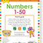 Wipe Clean Workbook: Numbers 1-50 (Ages 3-5)