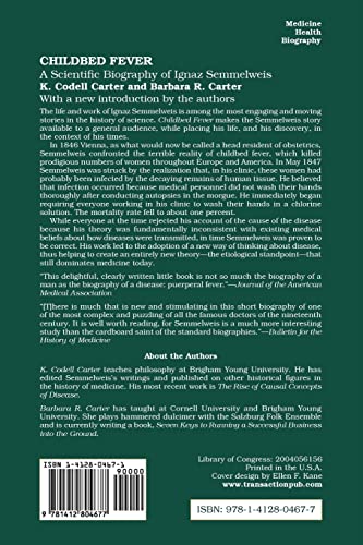 Childbed Fever: A Scientific Biography of Ignaz Semmelweis