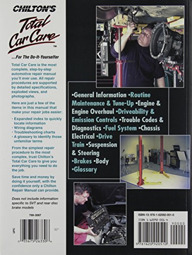 Chilton Total Car Care Ford Focus, 2000-2011 Repair Manual (Chilton's Total Car Care)