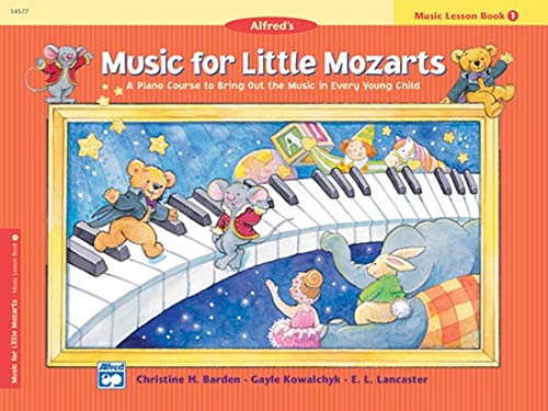 Alfreds Music for Little Mozarts Books 1 Set (3 Books) - Lesson Book 1, Workbook 1, Recital Book 1