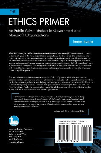 The Ethics Primer for Public Administrators in Government and Nonprofit Organizations