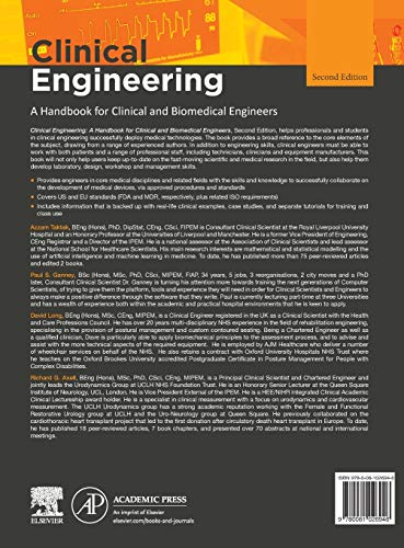 Clinical Engineering: A Handbook for Clinical and Biomedical Engineers