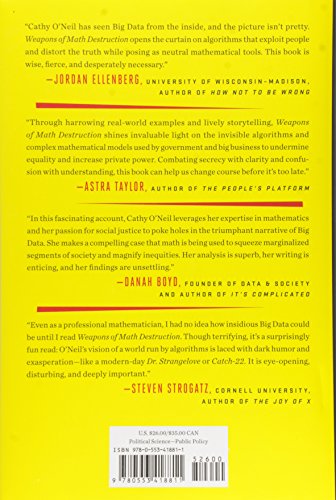 Weapons of Math Destruction: How Big Data Increases Inequali