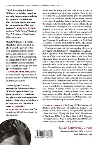 Screening Sex (a John Hope Franklin Center Book)