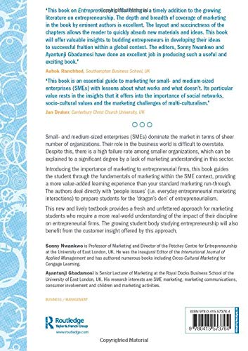 Entrepreneurship Marketing: Principles and Practice of SME Marketing