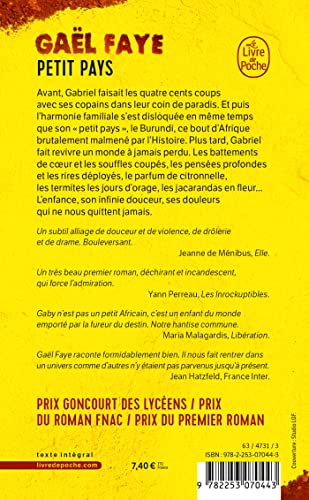 Petit Pays — back cover